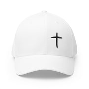Black Cross Flexfit Hat - My Faith My Father