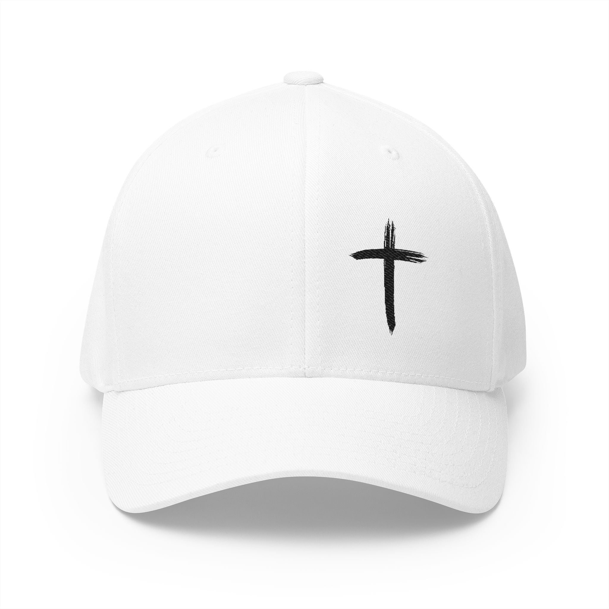 Black Cross Flexfit Hat