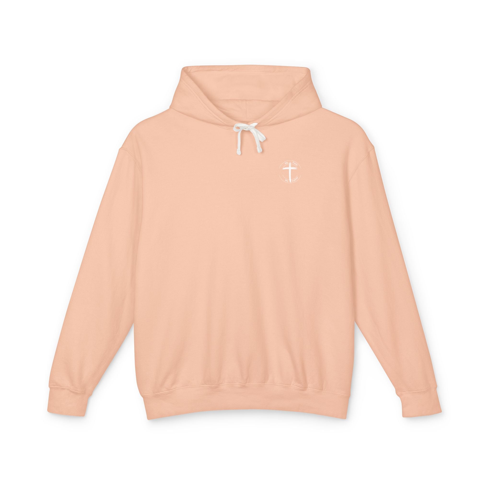 God Will Never Leave You Unisex Relaxed Fit Lightweight Hooded Sweatshirt