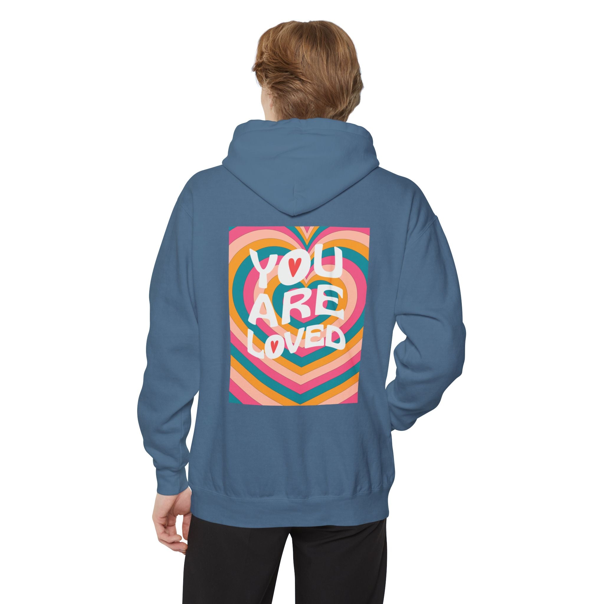 You Are Loved Retro, Unisex, Relaxed Fit Hoodie