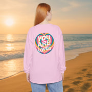 You Are Loved Retro Unisex Relaxed Fit Long Sleeve T-Shirt - My Faith My Father