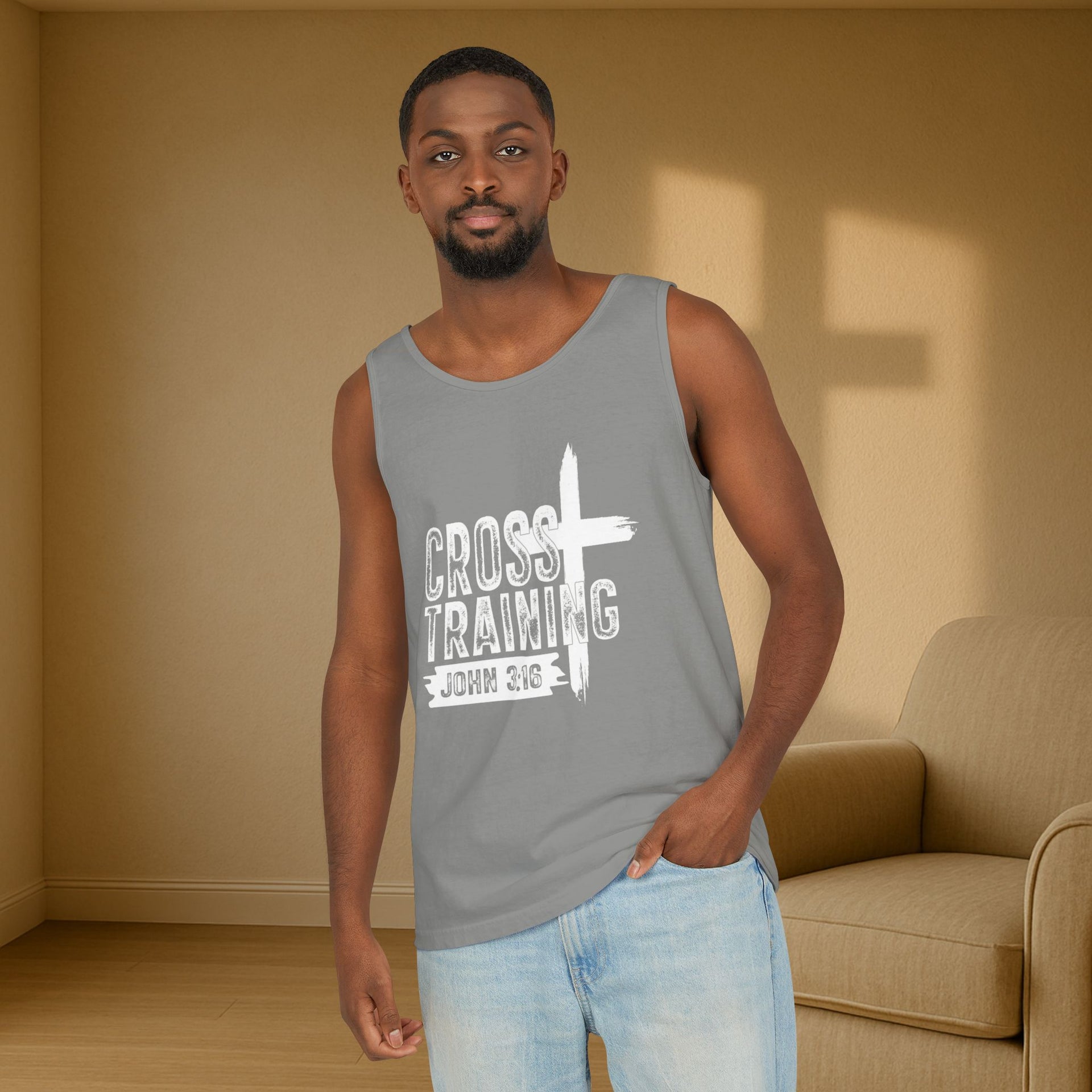 Cross Training Unisex Relaxed Fit Tank Top - My Faith My Father