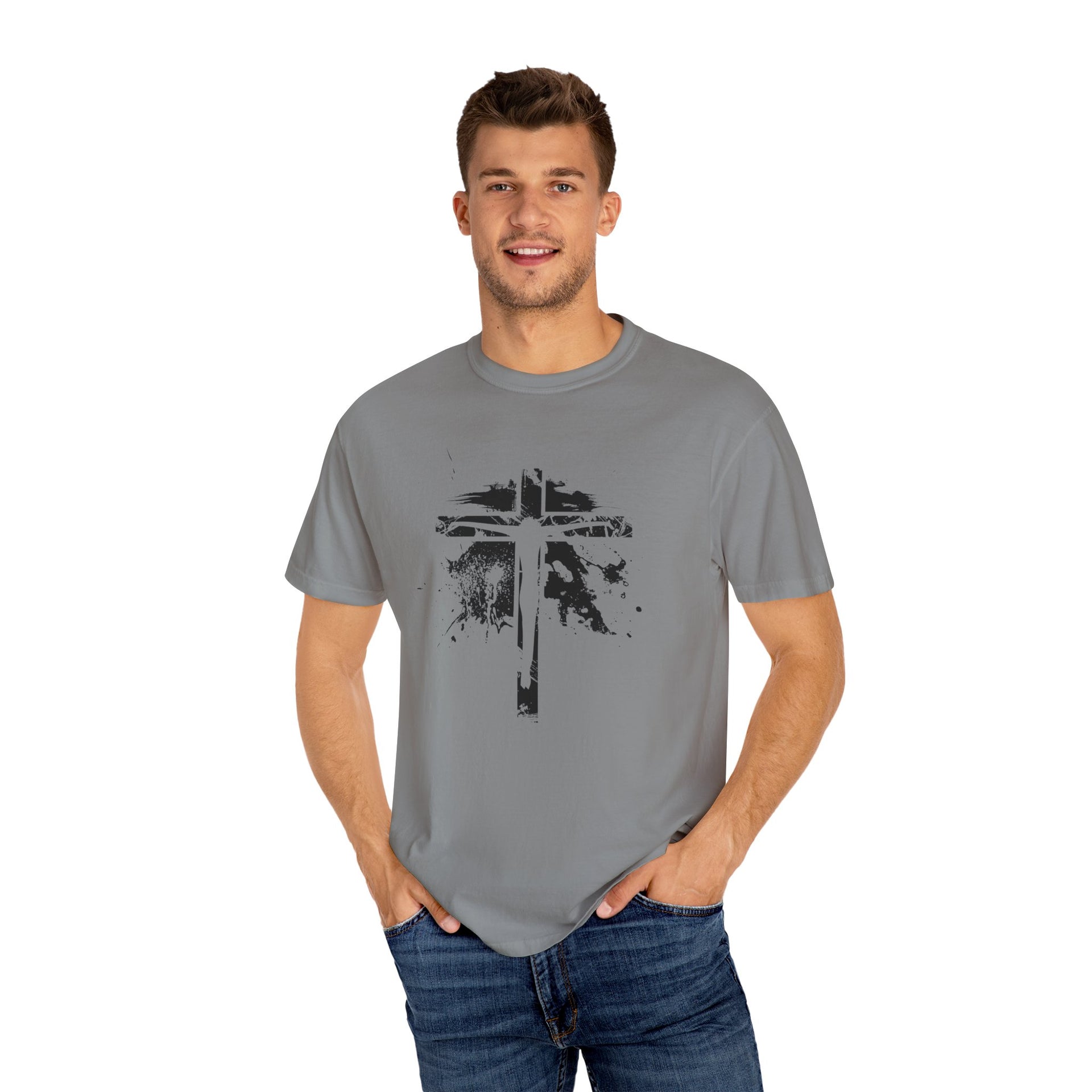 Jesus On Cross Unisex Relaxed Fit T-Shirt - My Faith My Father