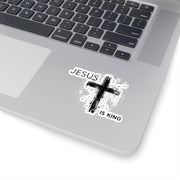 Jesus Is King Kiss-Cut Stickers - My Faith My Father