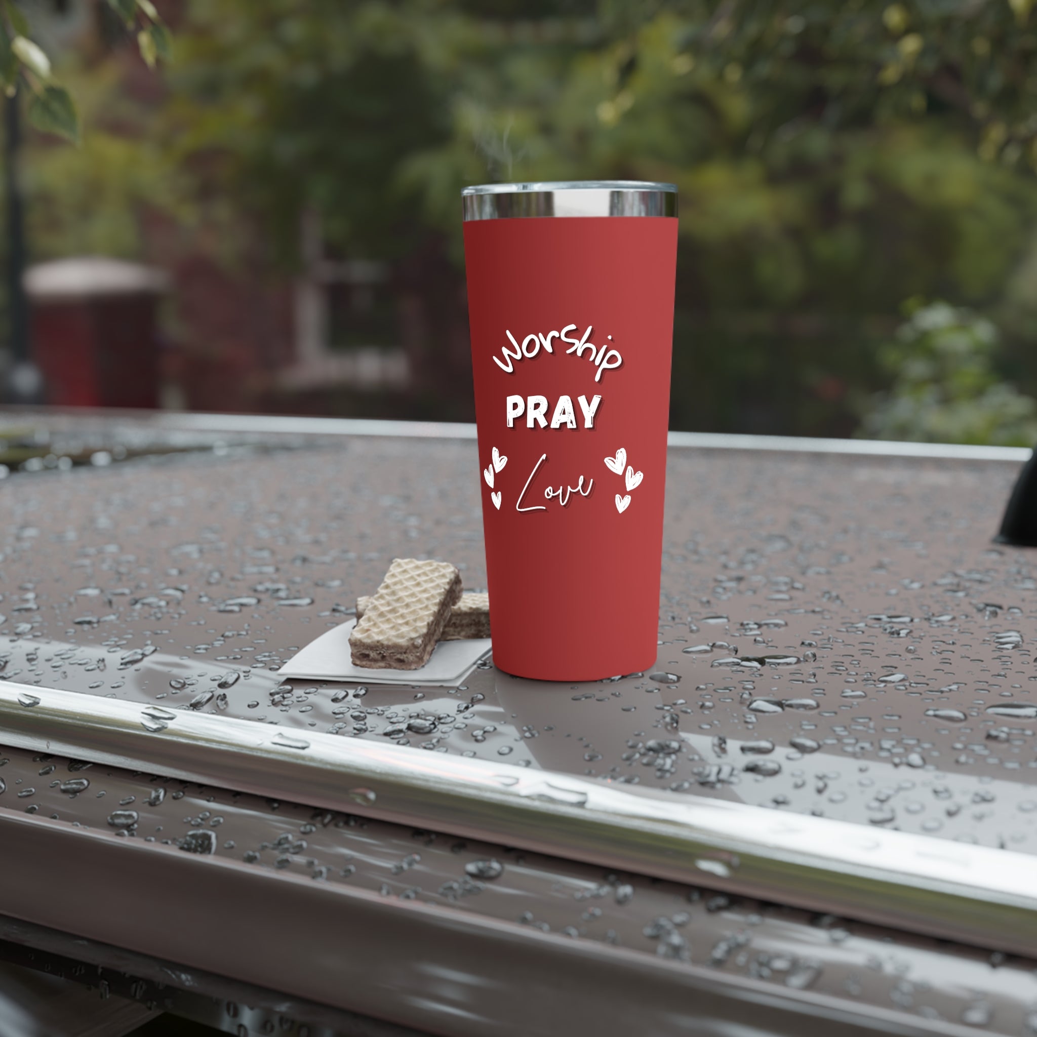 Worship, Pray, Love 22oz Copper Vacuum Insulated Tumbler