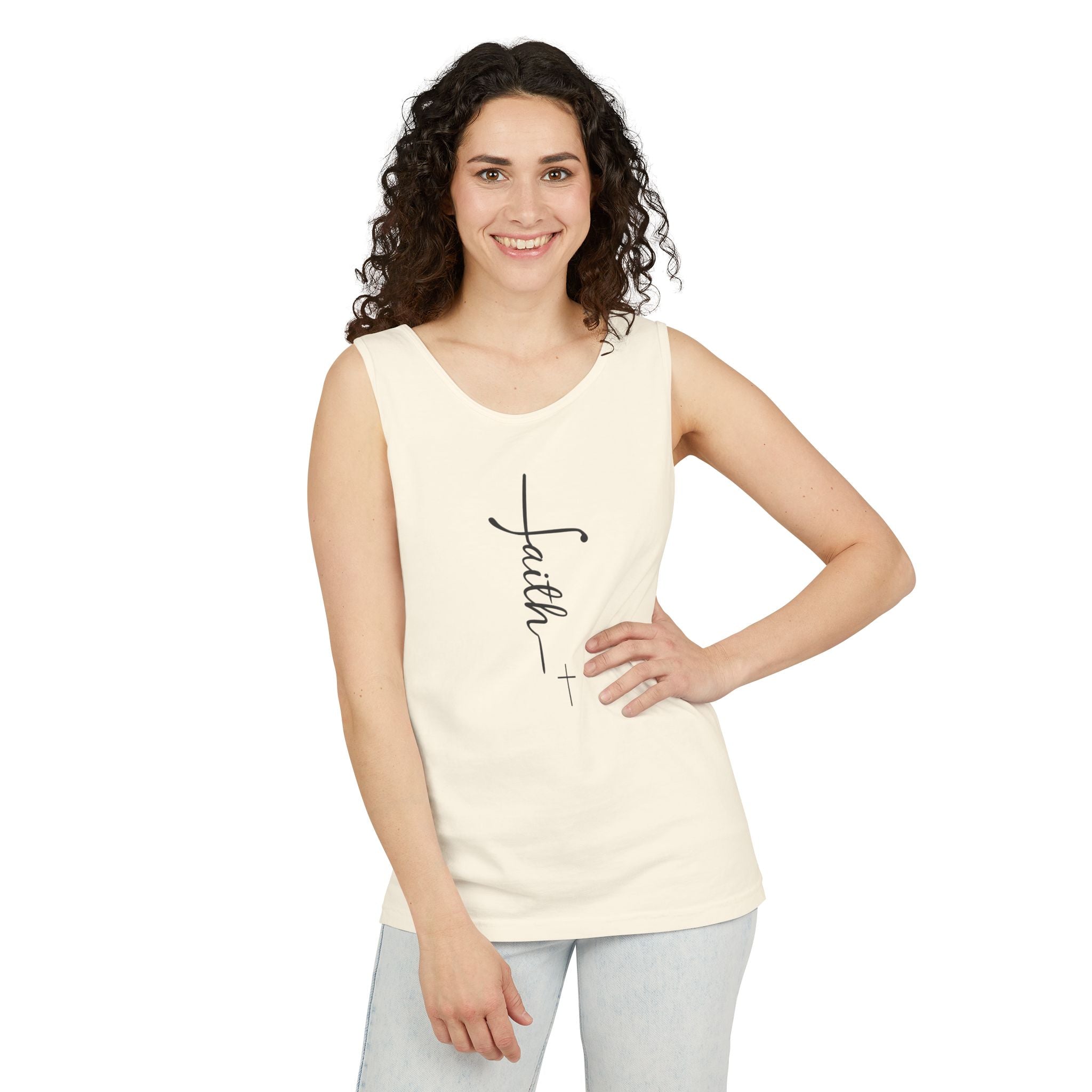 Faith +Cross Unisex Relaxed Fit Tank Top