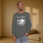 He Is Risen Unisex Relaxed Fit Long Sleeve T-Shirt - My Faith My Father