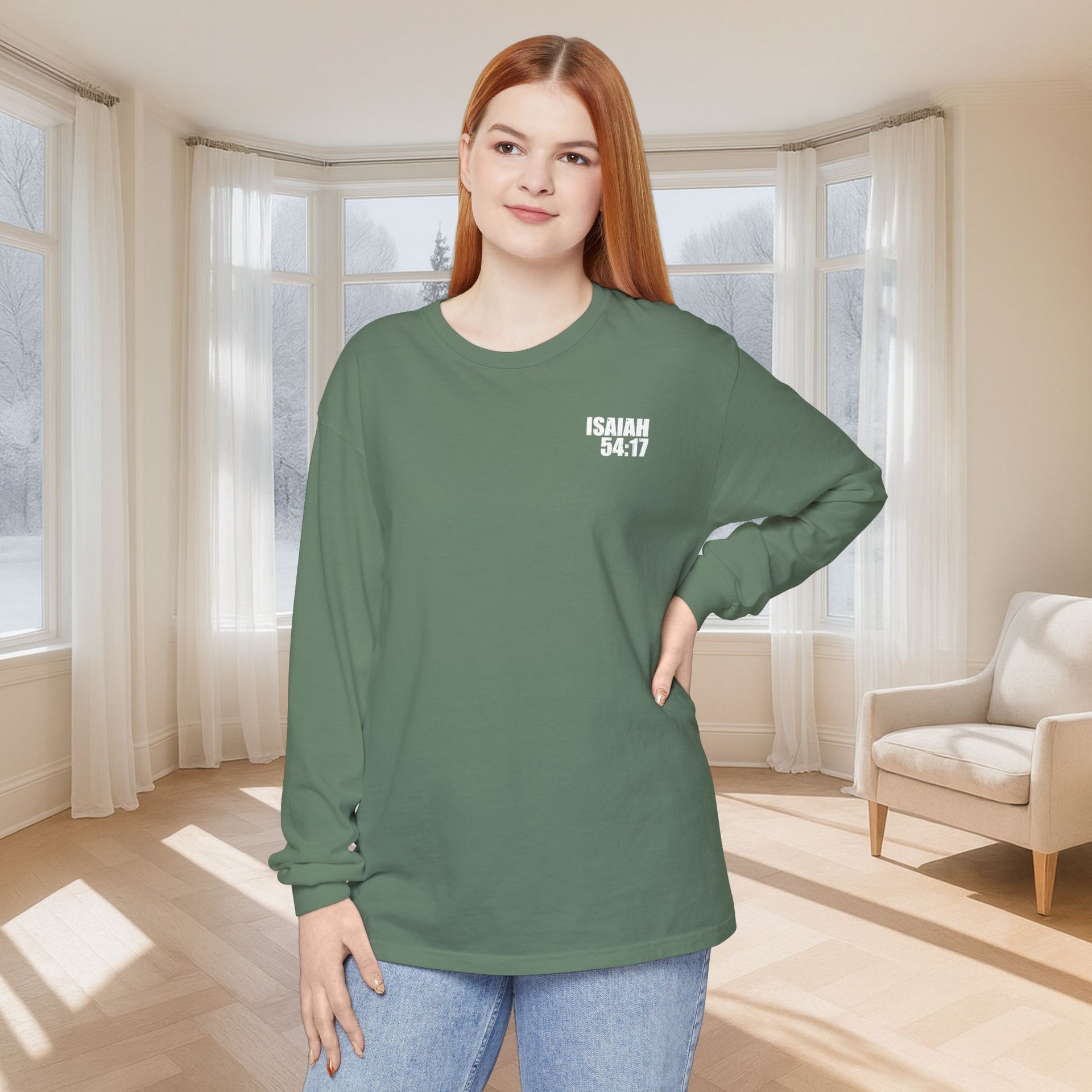 Isaiah 54:17 Unisex Long Sleeve T-Shirt - My Faith My Father