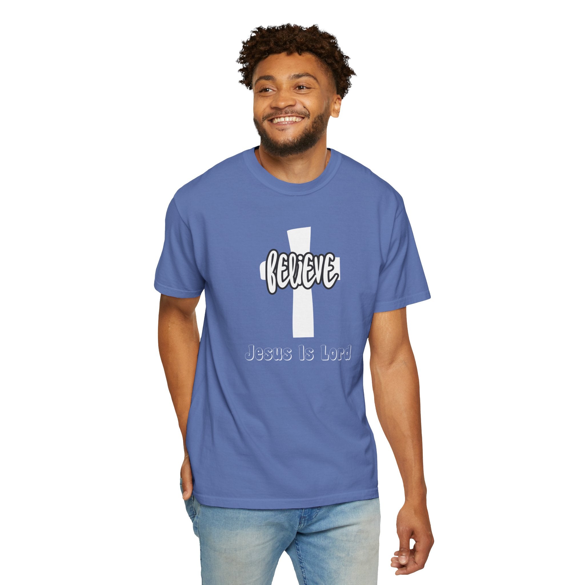 Believe Jesus Is Lord Unisex Relaxed Fit T-Shirt
