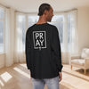PRAY + Cross Unisex Relaxed Fit Long Sleeve T-Shirt - My Faith My Father