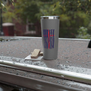 Flag With Cross 22oz Copper Vacuum Insulated Tumbler - My Faith My Father