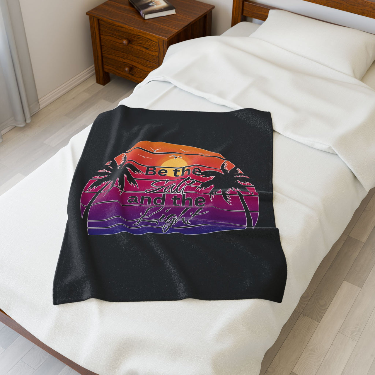 Be The Salt And The Light Velveteen Plush Blanket