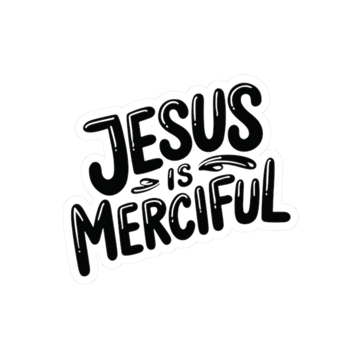 Jesus is Merciful Kiss-Cut Stickers - My Faith My Father