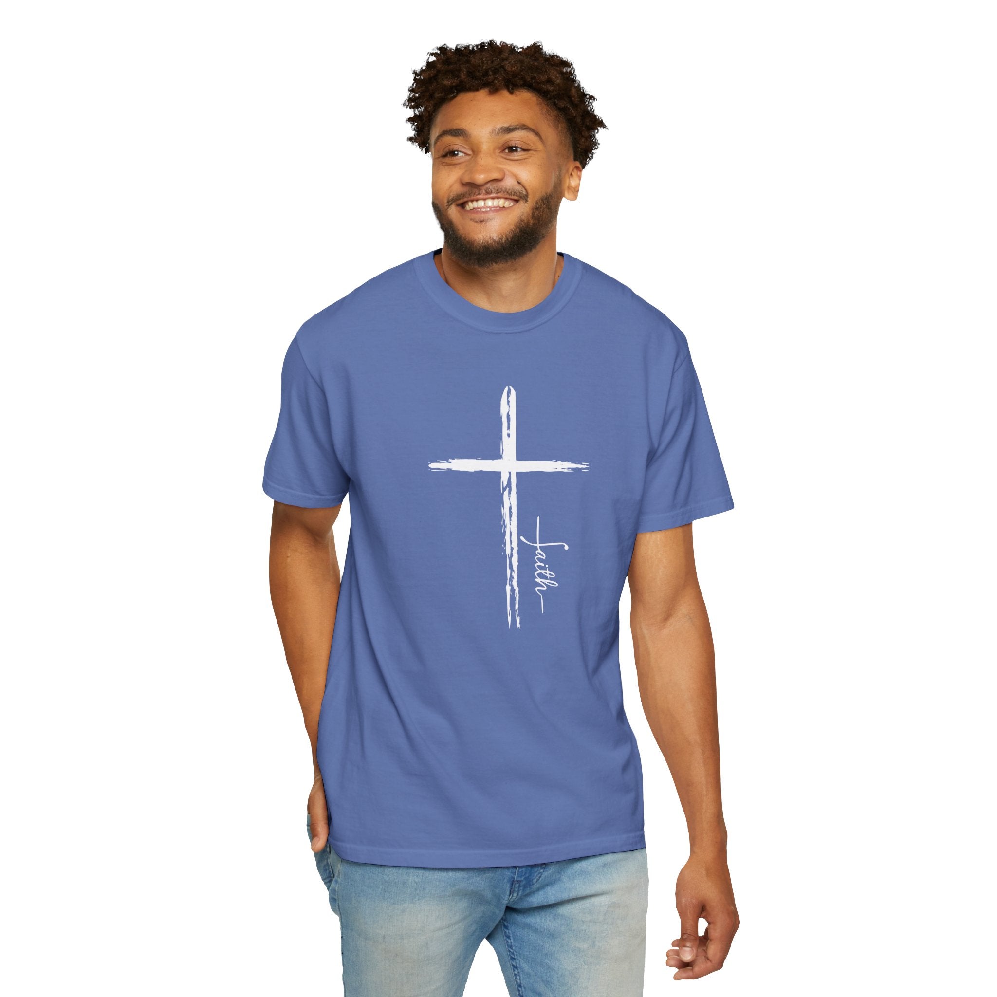 Cross With Faith Unisex Relaxed Fit T-Shirt