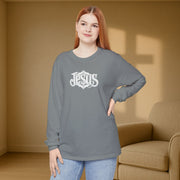 Jesus Unisex Relaxed Fit Long Sleeve T-Shirt - My Faith My Father