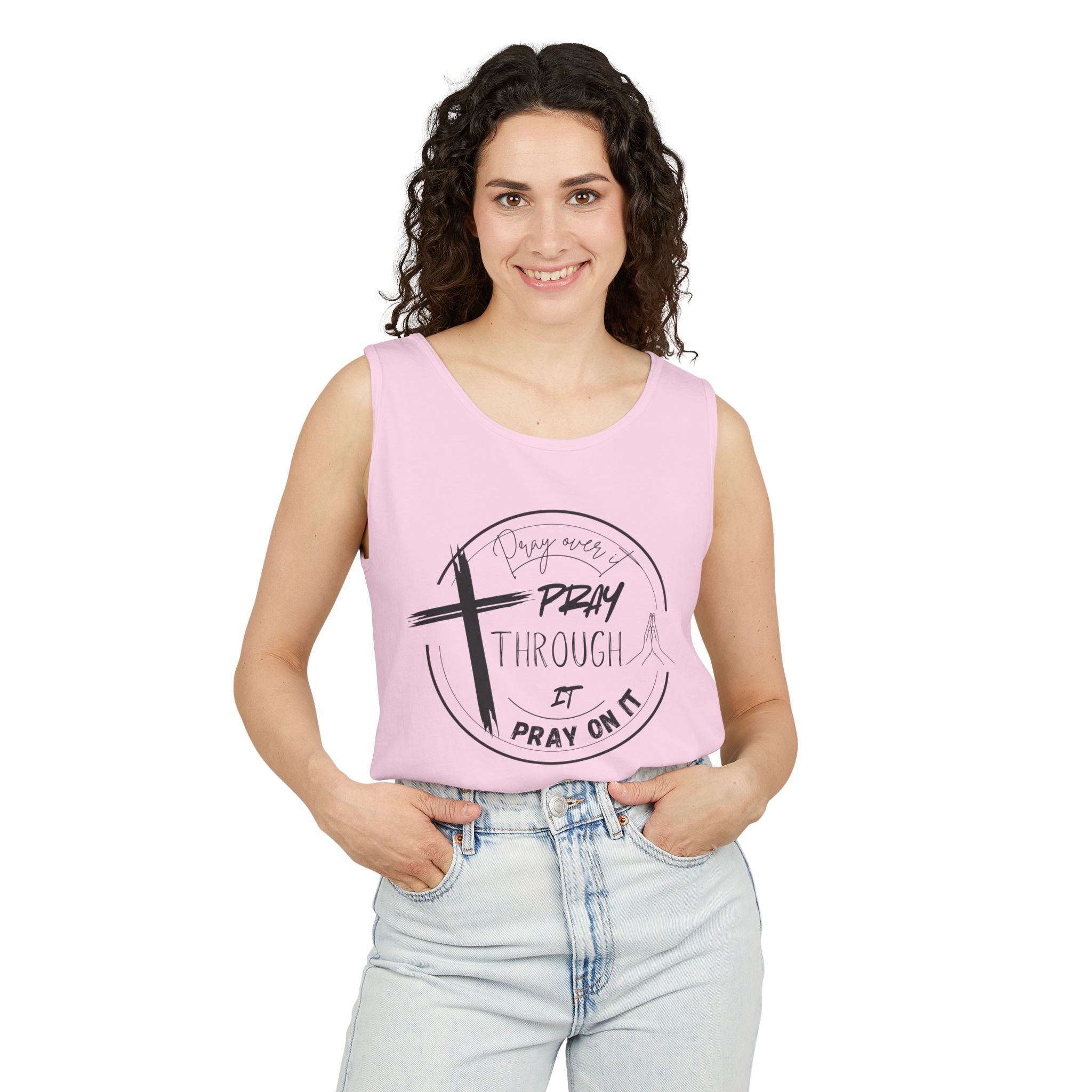 Pray Over It Unisex Relaxed Fit Tank Top