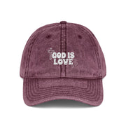 God Is Love Vintage Hat - My Faith My Father