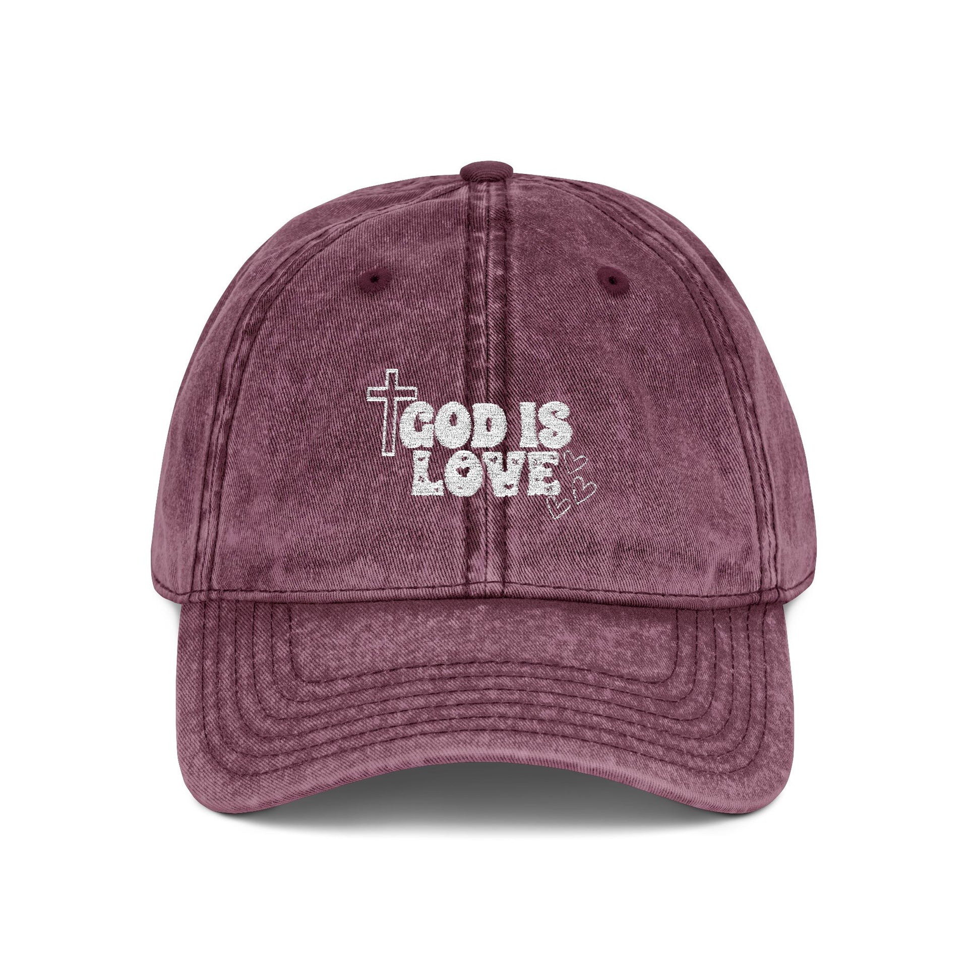 God Is Love Vintage Hat - My Faith My Father