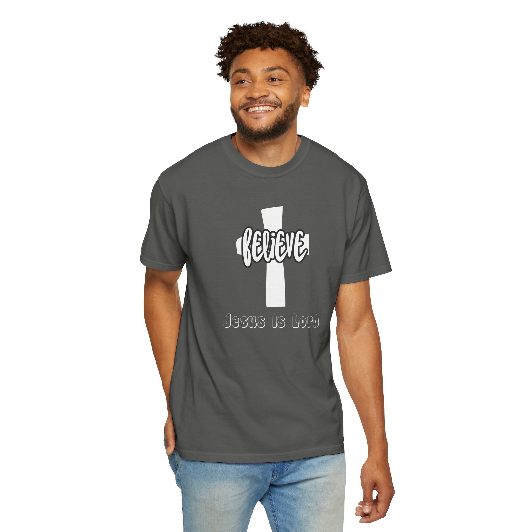 Believe Jesus Is Lord Unisex Relaxed Fit T-Shirt