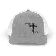 Jesus is King Snapback Trucker Hat - My Faith My Father
