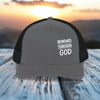 Renewed Through God Embroidered Snapback Trucker Hat