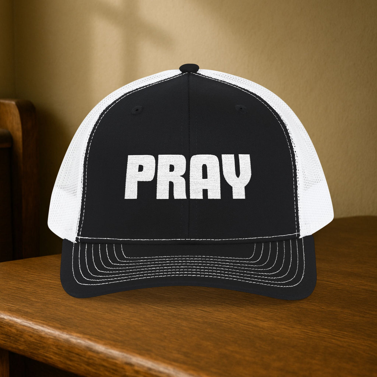 Pray Snapback Trucker Hat - My Faith My Father