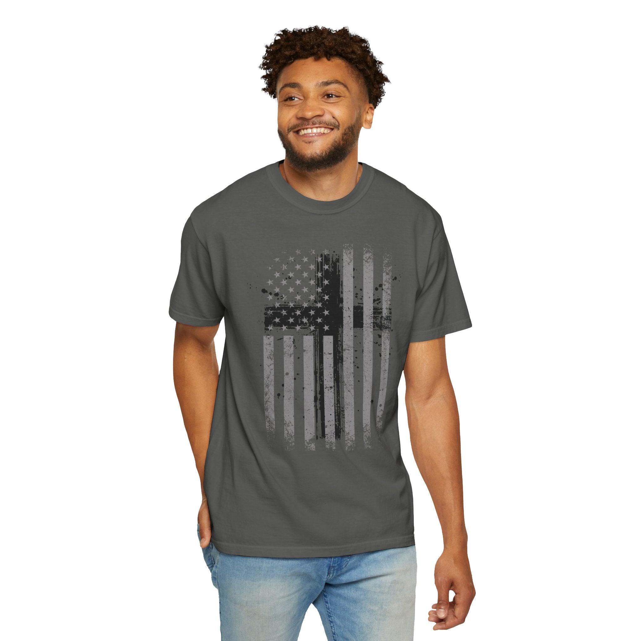 Flag With Cross Faith Unisex Relaxed Fit T-Shirt