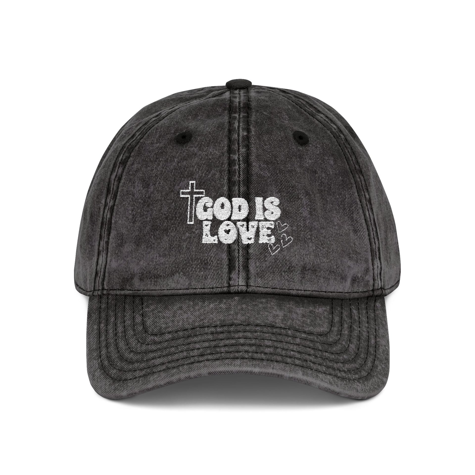 God Is Love Vintage Hat - My Faith My Father