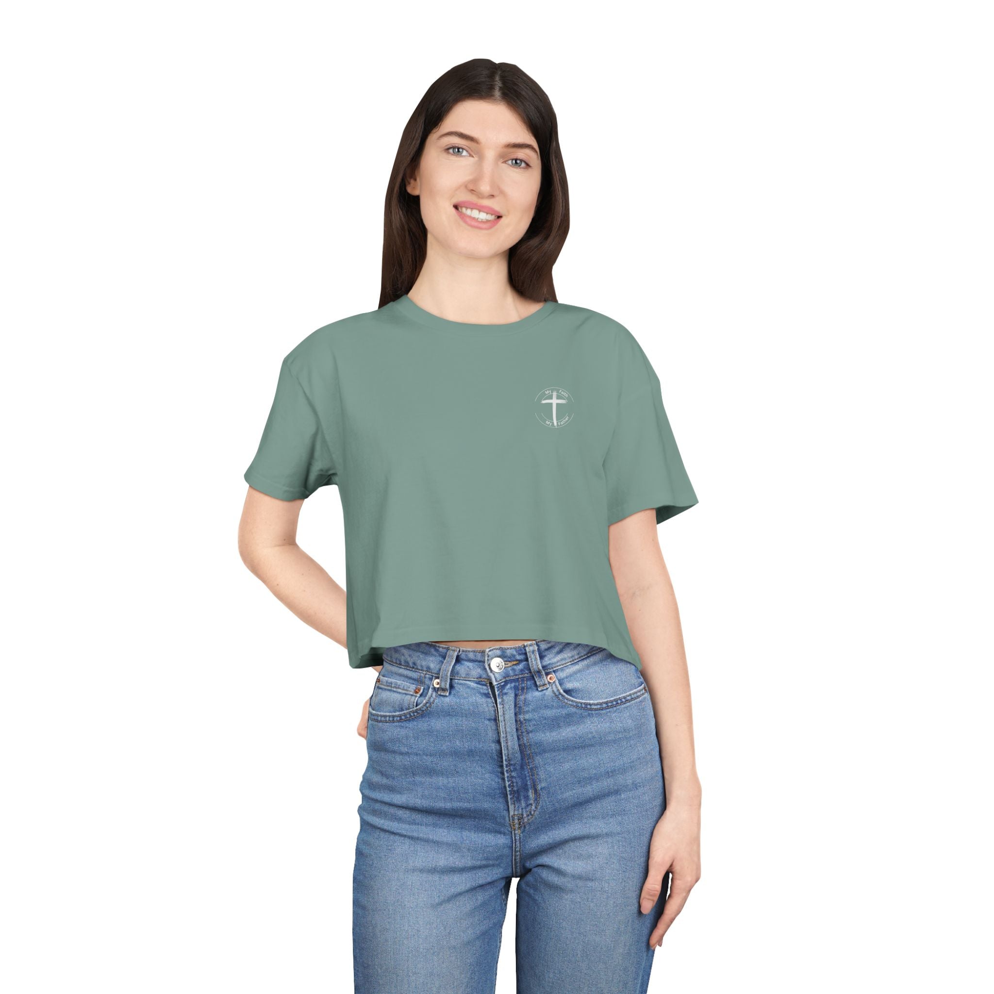Accept What Is Crop Tee