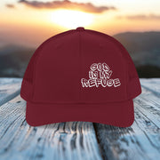 God Is My Refuge Snapback Trucker Hat - My Faith My Father