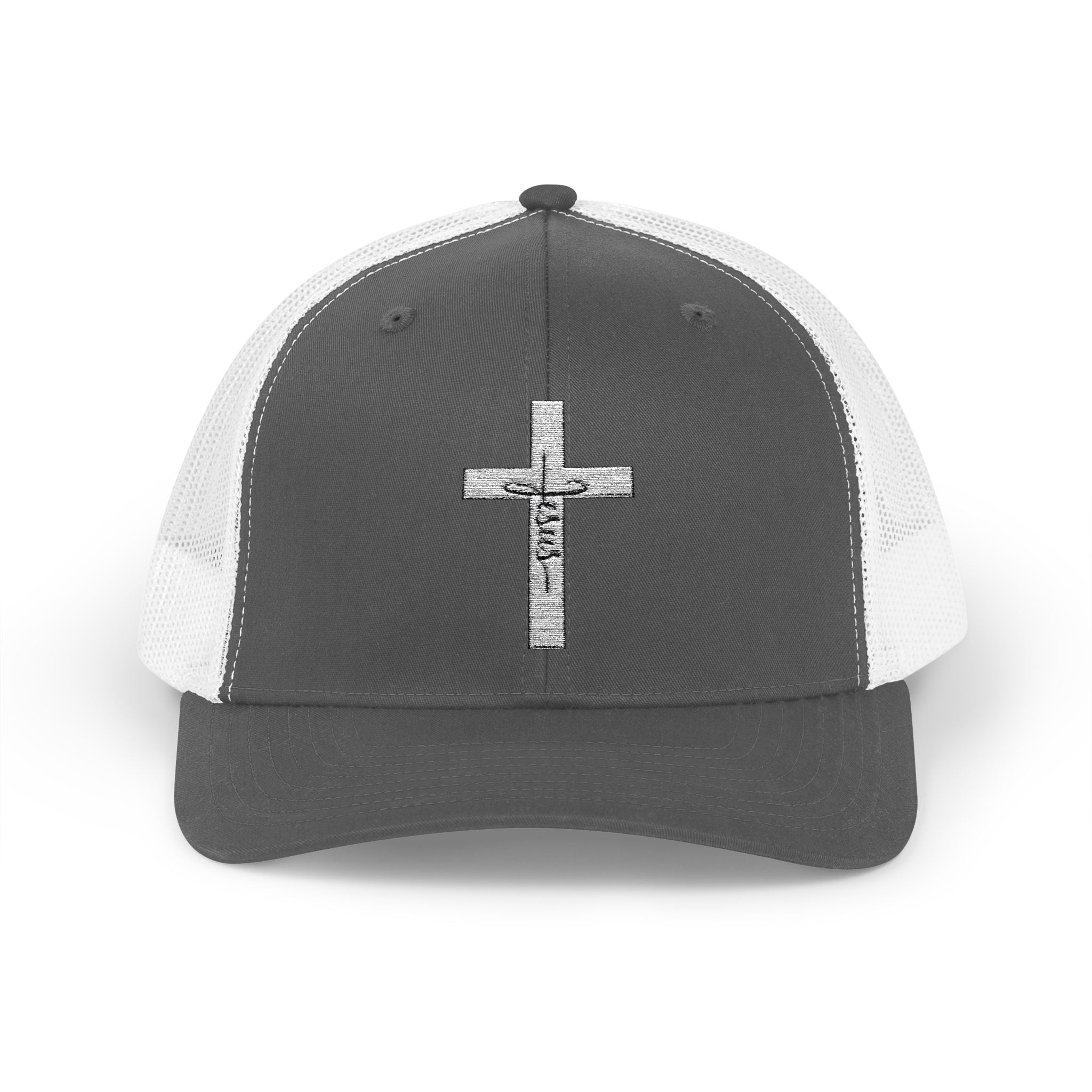 Cross With Jesus Snapback Trucker Hat