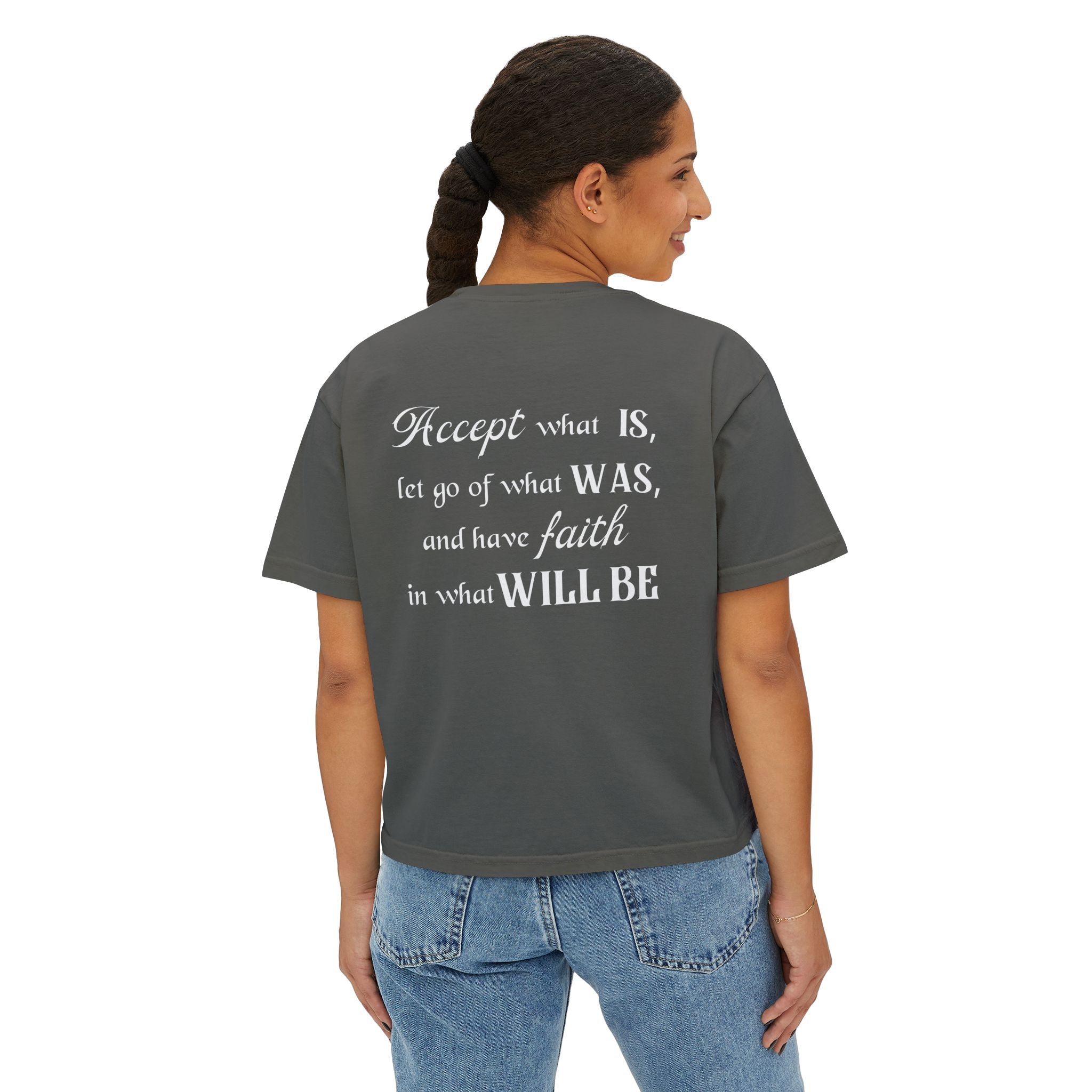 Accept What Is Women's Boxy T-Shirt