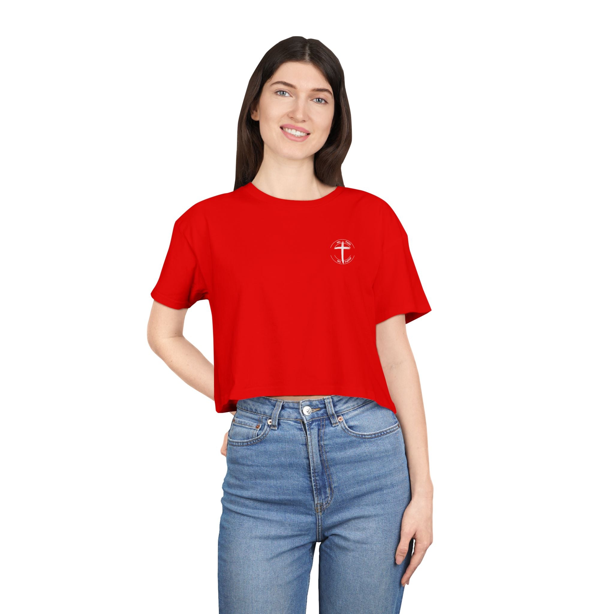 Accept What Is Crop Tee