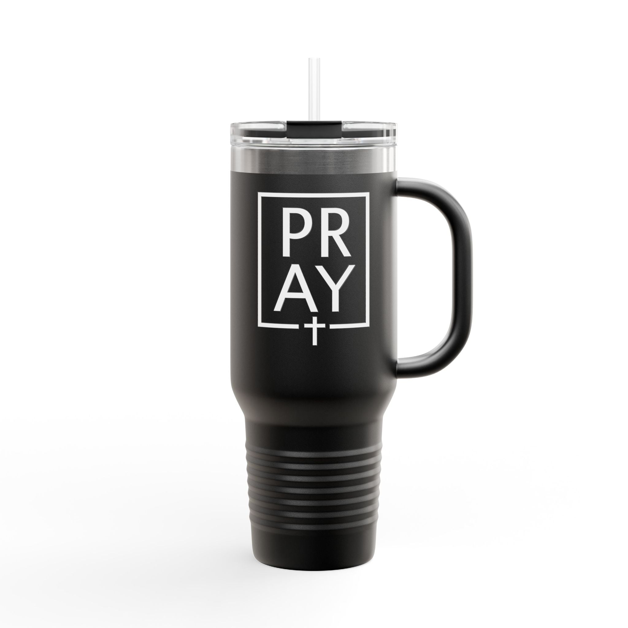 Pray + Cross 40oz Insulated Travel Mug