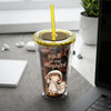 Jesus Is My Shepherd Sunsplash 16oz Tumbler With Straw - My Faith My Father