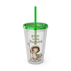 Jesus Is My Shepherd Sunsplash 16oz Tumbler With Straw - My Faith My Father