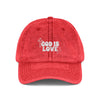 God Is Love Vintage Hat - My Faith My Father