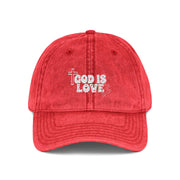 God Is Love Vintage Hat - My Faith My Father