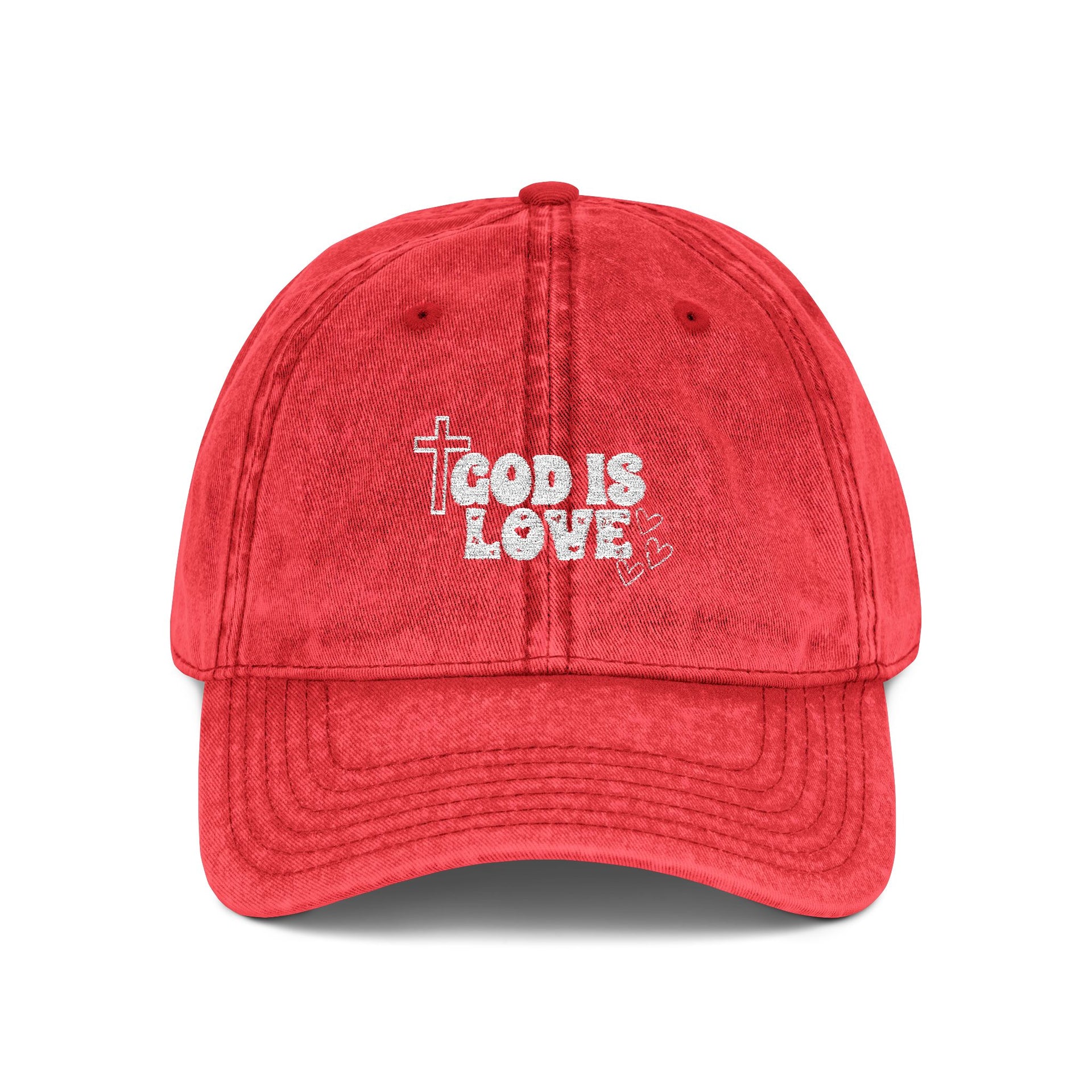 God Is Love Vintage Hat - My Faith My Father
