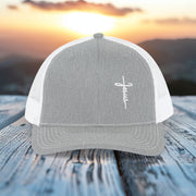 Jesus Cross Snapback Trucker Hat - My Faith My Father