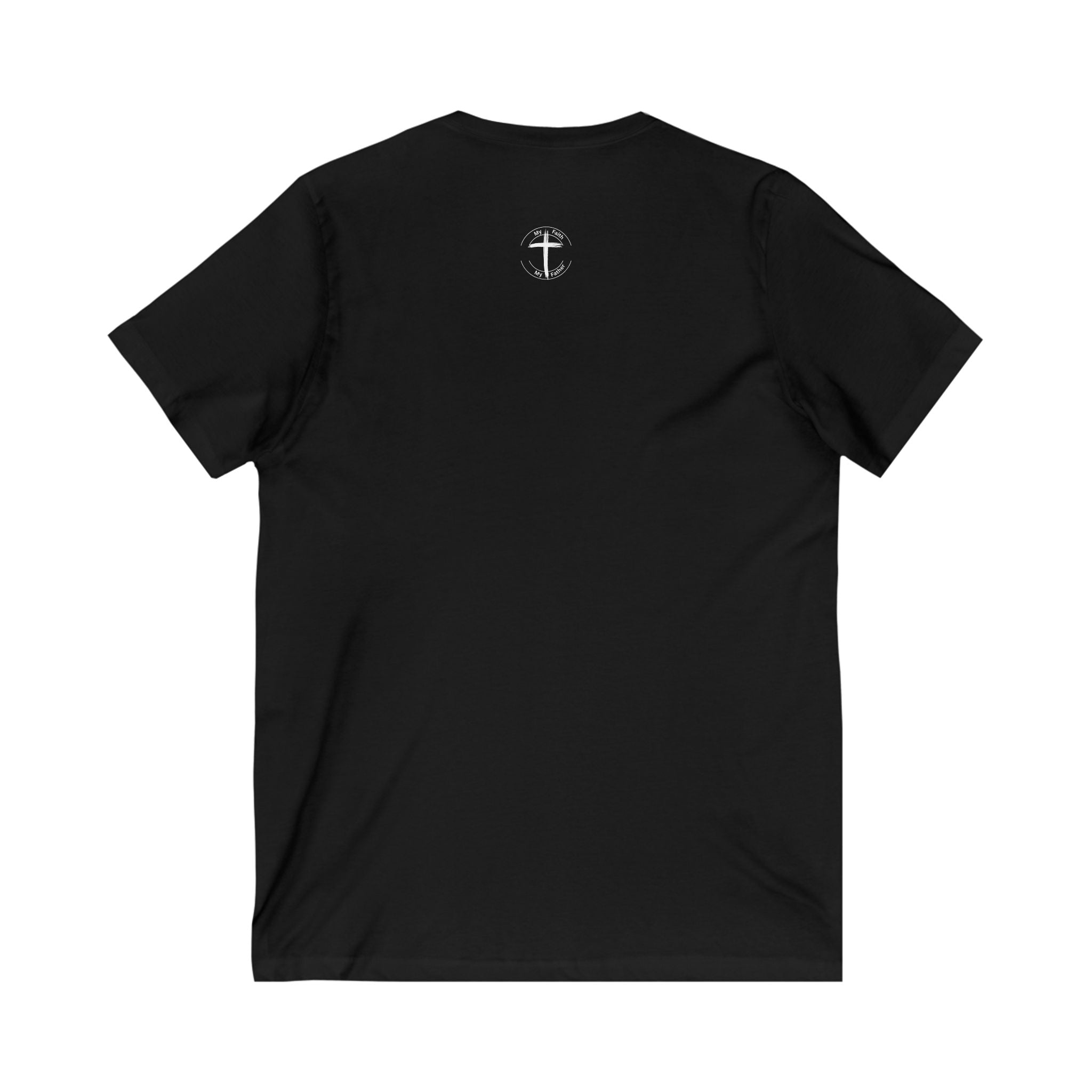 Jesus On Cross Unisex V-Neck T-Shirt