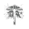 Jesus On Cross Kiss-Cut Stickers - My Faith My Father