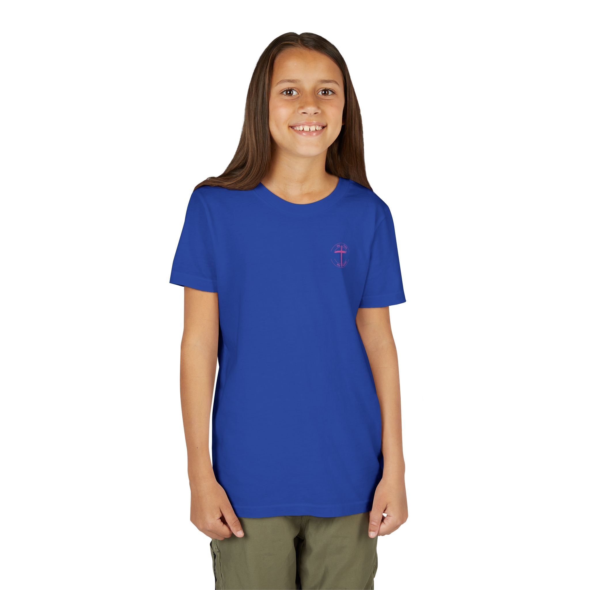Faith Over Fear - Pink Youth Unisex T-Shirt