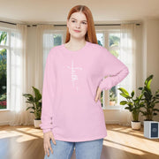 Faith + Cross Unisex Relaxed Fit Long Sleeve T-Shirt - My Faith My Father