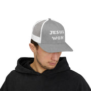 Jesus Won Snapback Trucker Hat - My Faith My Father