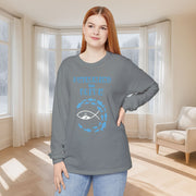 Swimming in Faith Unisex Relaxed Fit Long Sleeve T-Shirt - My Faith My Father