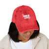 God Is Love Vintage Embroidered Cap | Distressed Christian Baseball Hat | OTTO 18-1248 Faith Hat