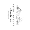 Faith Can Move Mountains Decals - My Faith My Father