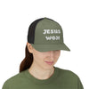 Jesus Won Snapback Trucker Hat - My Faith My Father