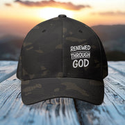 Renewed Through God Flexfit Hat - My Faith My Father